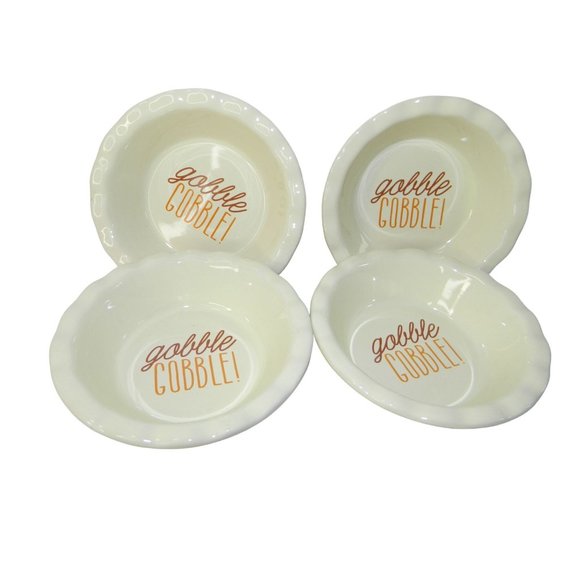 Mini Pie Dish Set Of 4 Individual Serving Casserole, Baking, Shepherds 5.5" Oven - Picture 1 of 10